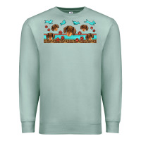 Seafoam dachshund wiener dog Premium Sweatshirt - Jasminsmagicworld