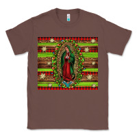 Chestnut our lady of Guadalupe Christmas Classic Tee - Jasminsmagicworld