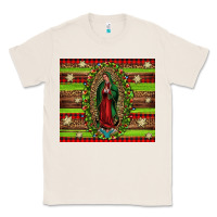 Natural our lady of Guadalupe Christmas Classic Tee - Jasminsmagicworld