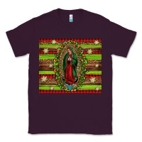 Plum our lady of Guadalupe Christmas Classic Tee - Jasminsmagicworld