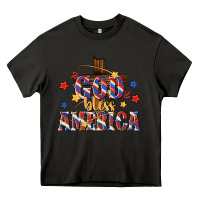 Asphalt god bless america Heavy Core Tee - texasbilliewilder