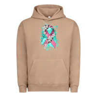 Cancer Ribbon Urban Hoodie | Teevron