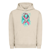 Pigment French Oak cancer ribbon Urban Hoodie - CowGirlArtShop