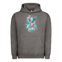 Pigment Tornado cancer ribbon Urban Hoodie - CowGirlArtShop