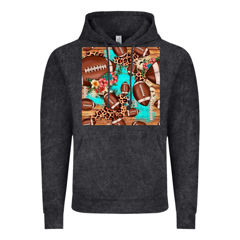 Football Leopard Cowhide Seamless Pattern Vintage Hoodie by JahusDesignShop | Teevron