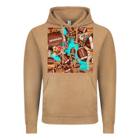 Vintage Camel football leopard cowhide seamless pattern Vintage Hoodie - JahusDesignShop