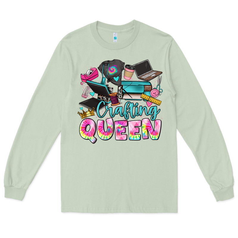 Crafting Queen Long Sleeve Tee by JahusDesignShop | Teevron