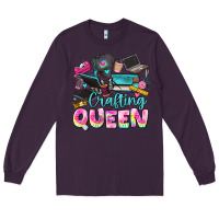 Plum crafting queen Long Sleeve Tee - JahusDesignShop