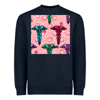 Navy Medicine Seamless Pattern Heavyweight Sweatshirt - BundleAndBundleShop