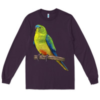 Plum Neophema Parrot Long Sleeve Tee - LillyAllenDesigns