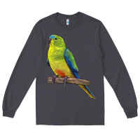 Smoke Neophema Parrot Long Sleeve Tee - LillyAllenDesigns