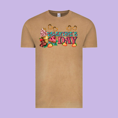 Valentines Day Sweet Vintage Tee Designed By Adodesignshop