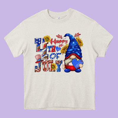 Happy 4 Th Of July Heavy Core Tee Designed By Texasbilliewilder