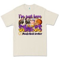 I'm Just Here For The Snacks #basketball Brother Premium Tee | Teevron