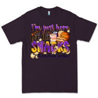 Plum i'm just here for the snacks #basketball brother Premium Tee - Zillion Design Studio