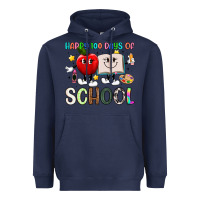 Happy 100 Days Of School Heavyweight Hoodie | Teevron