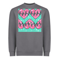 Storm Nursing Heart Seamless Pattern Heavyweight Sweatshirt - BundleAndBundleShop