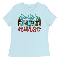 Santa S Favorite Nurse Ladies Tee | Teevron