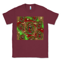 Burgundy our lady of Guadalupe Christmas Classic Tee - Jasminsmagicworld