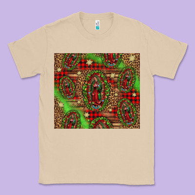 Our Lady Of Guadalupe Christmas Classic Tee Designed By Jasminsmagicworld