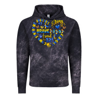 Cloud Black down syndrome awareness heart Vintage Hoodie - Artiststas