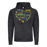 Down Syndrome Awareness Heart Vintage Hoodie | Teevron