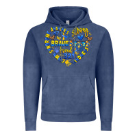 Vintage Denim down syndrome awareness heart Vintage Hoodie - Artiststas