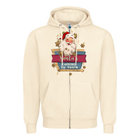 Santa's Coming To Town Zipper Hoodie | Teevron