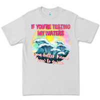 Dove Grey if youre testing my waters tbw Premium Tee - texasbilliewilder