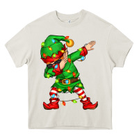 Cream dabbing elf Heavy Core Tee - Zillion Design Studio