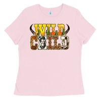 Bubblegum Pink Western wild child Ladies Tee - texasbilliewilder