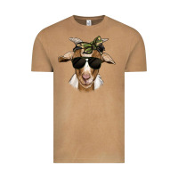 Vintage Camel camouflage bandana goat Vintage Tee - Jasminsmagicworld
