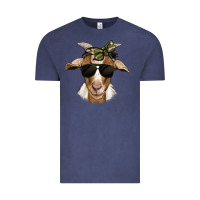 Vintage Denim camouflage bandana goat Vintage Tee - Jasminsmagicworld