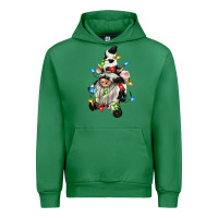 Emerald christmas cow gnome Urban Hoodie - CowGirlArtShop