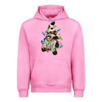 Fuchsia Pink christmas cow gnome Urban Hoodie - CowGirlArtShop