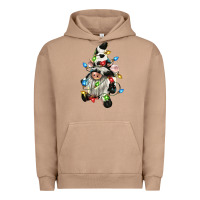 Pigment Burro christmas cow gnome Urban Hoodie - CowGirlArtShop