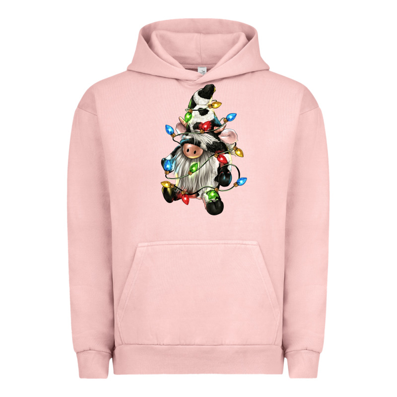 Christmas Cow Gnome Urban Hoodie by CowGirlArtShop | Teevron