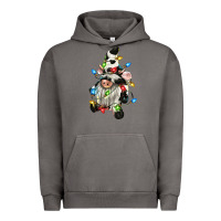 Pigment Tornado christmas cow gnome Urban Hoodie - CowGirlArtShop