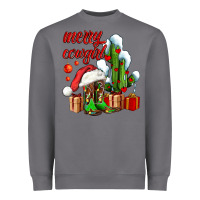 Storm merry cowgirl  boots and cactus with gifts Heavyweight Sweatshirt - AdoDesignShop