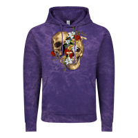 Cloud Purple nature skull Vintage Hoodie - RanaPortraitStore