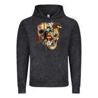 Vintage Black nature skull Vintage Hoodie - RanaPortraitStore