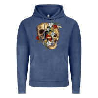 Vintage Denim nature skull Vintage Hoodie - RanaPortraitStore