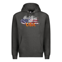 Charcoal Heather God Bless The USA Premium Hoodie - Bettercallsaul