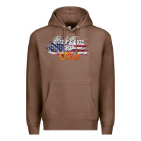 Chestnut God Bless The USA Premium Hoodie - Bettercallsaul