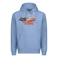 Colony Blue God Bless The USA Premium Hoodie - Bettercallsaul