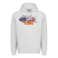 Dove Grey God Bless The USA Premium Hoodie - Bettercallsaul