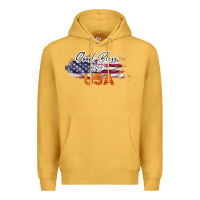 Mustard God Bless The USA Premium Hoodie - Bettercallsaul