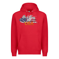 Red God Bless The USA Premium Hoodie - Bettercallsaul