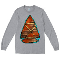 Heather Grey wooden arrowhead Long Sleeve Tee - Jasminsmagicworld