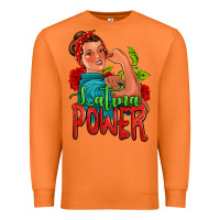 Carrot latina power strong woman Premium Sweatshirt - Jasminsmagicworld
